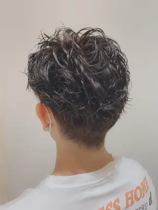 ショート カラー メンズ サロンドブーケ所属・河合 紗紀のヘアスタイル