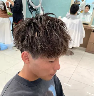 カラー パーマ メンズ 【メンズ特化】 池田大成✂︎のヘアスタイル