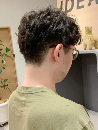 ショート パーマ IDEA 柏の葉KOILRINKGARAGE所属・お洒落満足度 ◎💮井上のヘアスタイル