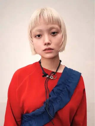 ショート カラー デザイン/レイヤー Kaito🐩/栄のヘアスタイル