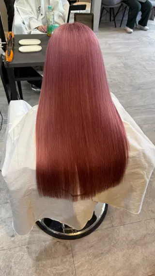 ロング カラー 黒木 悠大のヘアスタイル