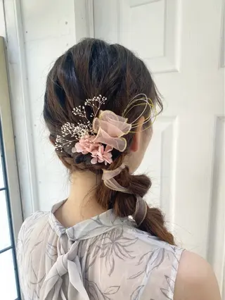 ヘアアレンジ uros.所属・uros.中目黒 moekaのヘアスタイル