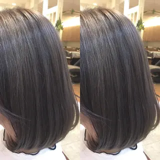 ミディアム カラー hair salon Ranun髪質改善のヘアスタイル