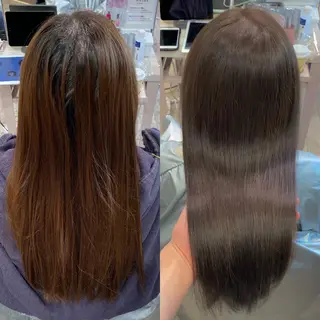 ロング カラー On所属・顔まわりカット🌟 くびれヘア/寺門遥輝のヘアスタイル