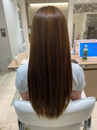 ロング カラー newi銀座所属・大人髪質改善/ 源美晴のヘアスタイル