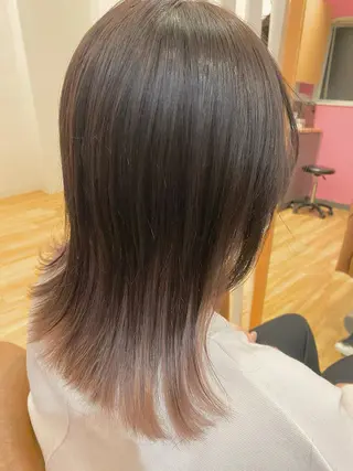 セミロング カラー Design Color🐰アユミのヘアスタイル
