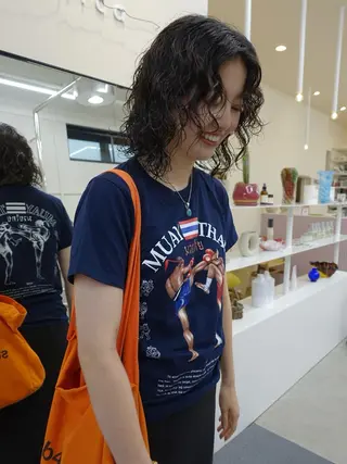 セミロング ボブカットモデル/パ ーマ/harunaのヘアスタイル