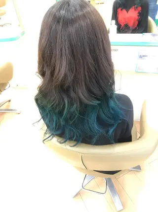 ロング カラー 吉岡 智行のヘアスタイル