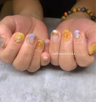 ネイル ﾈｲﾙﾙｰﾑﾘｯｶ 𝐦𝐚𝐲𝐮のネイルデザイン