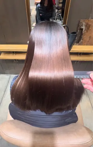 ロング 水光艶カラー/ 艶ブリーチ/颯のヘアスタイル