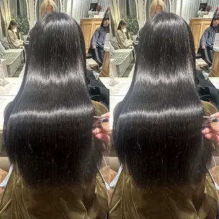 ロング MASHU韓国ヘア/ レイヤー/透明感カラのヘアスタイル