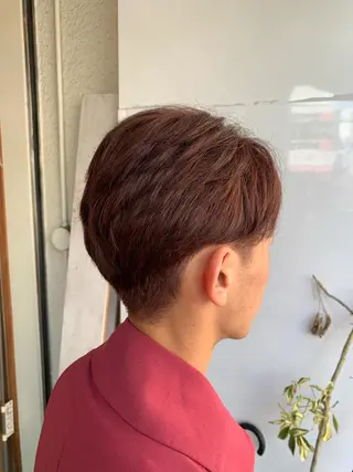 カラー メンズ あべ ゆうかのヘアスタイル