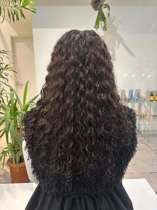 ロング パーマ ANY/須田 麻人/ハードパーマのヘアスタイル