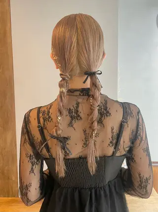 ロング ヘアアレンジ site Noah所属・【表参道】Ruri デジタルパーマのヘアスタイル