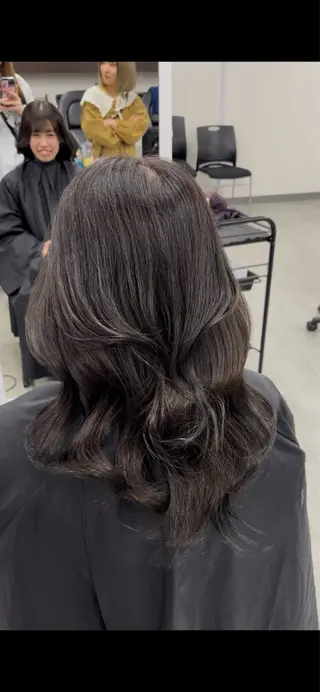 カラー ベージュ・ラベンダー カラー🎀りりのヘアスタイル