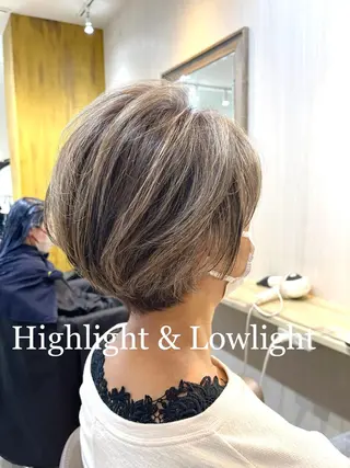 カラー 嶋村夏実🌼レイヤー 🌸白髪ぼかしのヘアスタイル