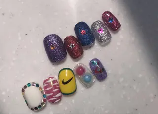 ネイル パラあり！フィルイン 推しネイル大歓迎！のネイルデザイン