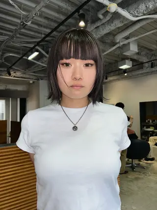 ショート カラー ハイトーン特化/和音 【デザインカラー】のヘアスタイル