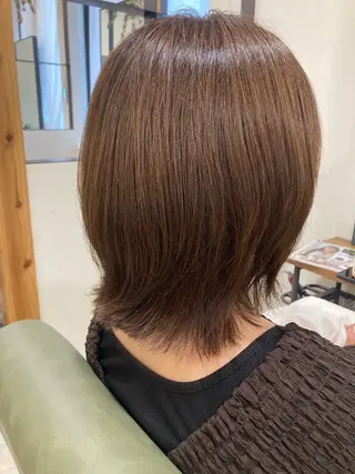 ミディアム カラー nico 山田のヘアスタイル