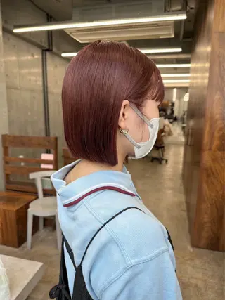 ショート グレージュ/レイヤー /ボブ/moyu🎀のヘアスタイル