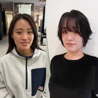 ショート 【骨格診断】佃 知南のヘアスタイル