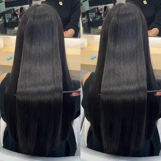 ロング 新宿No.1艶髪矯正 美艶カラー/FUKAのヘアスタイル