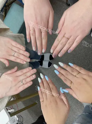 ネイル 神田 ココナッツのネイルデザイン