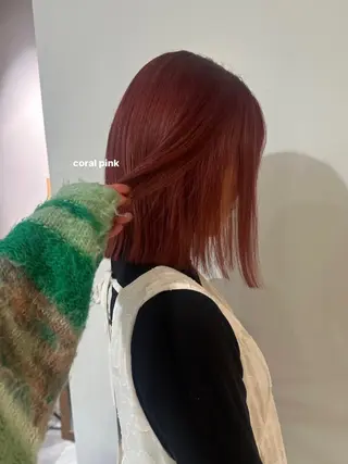 ミディアム カラー 暖色カラー/レイヤー 🌙 オノユリカのヘアスタイル