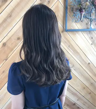 セミロング カラー hair salon Ranun髪質改善のヘアスタイル