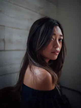 ミディアム カラー パーマ amie 高崎 【アミ】のヘアスタイル