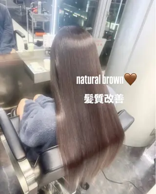 ロング ミルクティー/透明感 カラー🎀YURIAのヘアスタイル