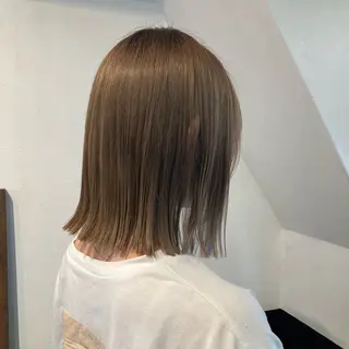 ミディアム カラー hair salon mtm所属・🕊mtm🫧梅田/ 定額制/透明感/艶髪のヘアスタイル