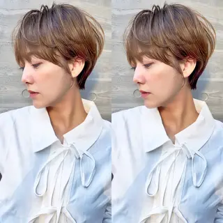 ショート パーマ Lond profil 浦和所属・【似合わせ・レイヤー ・パーマ】海気のヘアスタイル