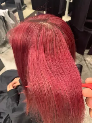 セミロング シュリンプ梅森坂店所属・内藤 里桜🌸のヘアスタイル