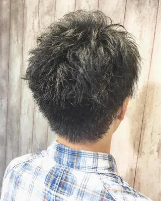 ショート メンズ boutique misakiのヘアスタイル