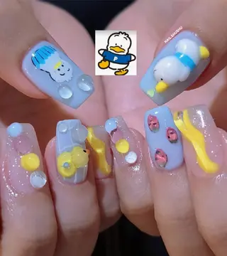 ネイル 3dパーツ/流行り 👧shushu❤️のネイルデザイン