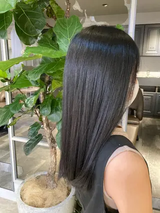 ロング カラー FILMS所属・宮城 星のヘアスタイル