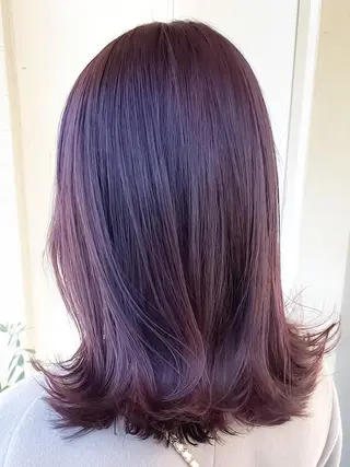 ミディアム カラー 💐美しいショート× パーマ💐早坂駆留のヘアスタイル