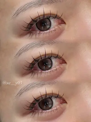 マツエク・マツパ BOOBEE eyelash所属・山下 紗采のマツエク・マツパデザイン