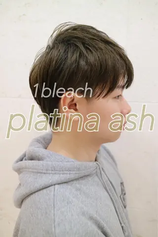 ショート カラー メンズ 斉藤 貴也のヘアスタイル