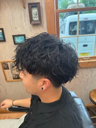 パーマ メンズ MY FIRST大山 一輔のヘアスタイル