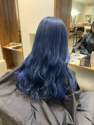 ロング カラー miku 🫧のヘアスタイル