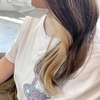 ロング カラー 南上 野々佳のヘアスタイル