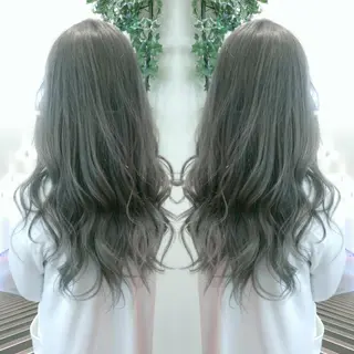 ロング 植田 /エクステ /ブリーチ/髪質改善のヘアスタイル