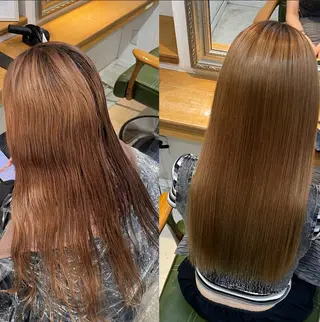 セミロング 縮毛矯正支持率👑 No.1 SORAのヘアスタイル