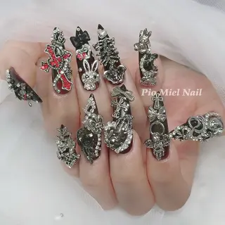 ネイル HANA 長さだしのネイルデザイン