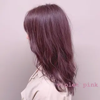 セミロング カラー 💗🤍透明感カラー 🤍💗kanonのヘアスタイル