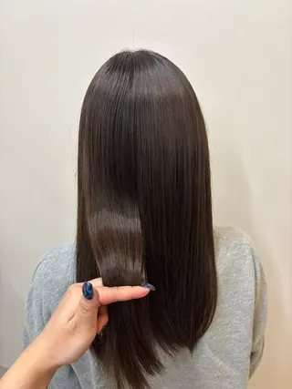 セミロング カラー ボブ/顔周りレイヤー 🎀momoka🎀のヘアスタイル