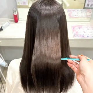 セミロング 【髪質改善カラー】 あむ·. ⟡ 🖤のヘアスタイル