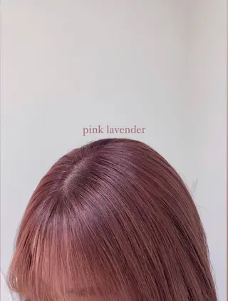 セミロング カラー ヘアアレンジ 🧡梅田ハイトーン カラー🧡runaのヘアスタイル